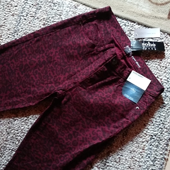 NWT cheetah print skinny jeans - Picture 1 of 6